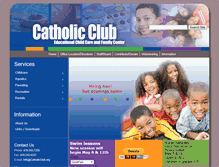 Tablet Screenshot of catholicclub.org